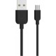 USAMS Καλώδιο USB σε Micro USB US-SJ098 U-Turn, 1m, μαύρο - Euronics Γεωργίου - Είδη Ηλεκτρικών Συσκευών | georgiou.gr